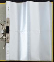 A4-es gyűrűs képeslap album kb. 400 férőhellyel / A4 size postcard album for cca. 400 postcards