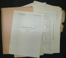 ~1980 Vegyes Magyar Nemzeti Bank okmánytétel dossziéban