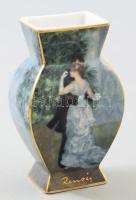 Goebel Artis Orbis kisváza, Auguste Renoir festményének reprodukciójával díszítve. Jelzett, hibátlan, m: 8 cm