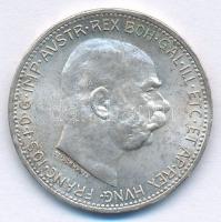 Ausztria 1915. 1K Ag &quot;Ferenc József&quot; kapszulában T:XF patina Austria 1915. 1 Corona Ag &quot;Franz Joseph&quot; in capsule C:XF patina Krause KM#2820