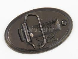 BAD ASS feliratú amerikai övcsat, jelzett, 9,5x6 cm