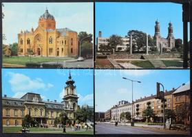 Kb. 200 db MODERN színes magyar város képeslap / Cca. 200 modern Hungarian town-view postcards