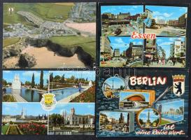 Kb. 200 db MODERN külföldi város képeslap / Cca. 200 modern mostly European town-view postcards