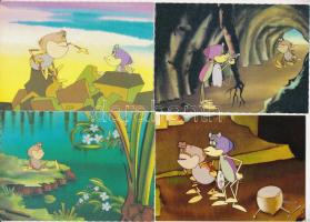 Vízipók-csodapók - 11 db modern magyar rajzfilmes képeslap
