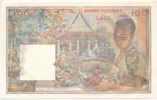 Laosz DN (1957-1962) 100K "C.12 70951" T:AU
Laos ND (1957-1962) 100 Kip "C.12 70951&...
