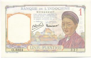 Francia Indokína DN (1946) 1P T:AU French Indochine ND (1946) 1 Piastre C:AU Krause P#54c