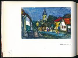 Albrecht Sándor: Vágfalvi. A művész, Vágfalvi Ottó (1925-2015) festőművész által ALÁÍRT példány! Bal...