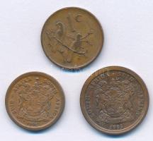 Dél-Afrika 1976. 1c "Jacobus Johannes Fouché" + 1991. 2c + 1993. 5c T:XF,VF
South Africa ...