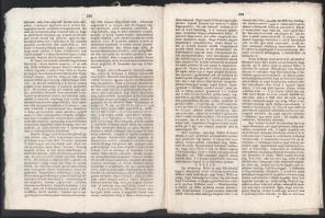 1834 Jelenkor 68. szám, Pest, 1834. augusztus 23., "Foglalat: Magyar- és Erdélyország (István ü...