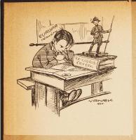 Éry Emil (1893-1976) a Magyar Cserkészszövetség Országos parancsnokának ex librise könyvben