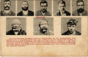 Alkohol - Alkoholisták, kik már menthetetlenek. Ezek előtt két út áll: a megváltást jelentő halál, vagy a tébolyda. Alkohol ellenes propaganda / Hungarian anti-alcohol propaganda (EK)