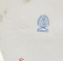 Herendi mézet cipelő medve, kézzel festett, jelzett, hibátlan, m: 14 cm