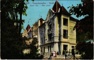Trencsénteplic, Trencianske Teplice; Deák nyaraló. Wertheim Zsigmond kiadása / Villa (EK)
