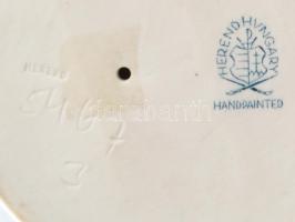 Herendi matyó táncos fiú. Jelzett, kézzel festett, keze sérült, m: 18 cm