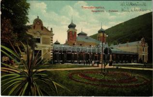 1911 Trencsénteplic, Trencianske Teplice; Gyógyterem. Wertheim Zsigmond kiadása / Cursalon / spa
