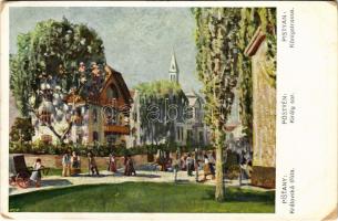 Pöstyén, Piestany; Király sor. Dr. Vratislav Kucera kiadása / Královská trída / street (EK)