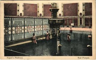 1922 Pöstyén, Piestany; fürdő belső / spa interior