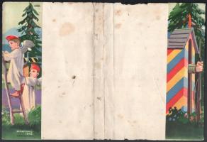 Németh Kálmán: Százezer szív sikolt (Bácsjózseffalva, 1943, szerző kiadása) c. könyv kiadói papírbor...