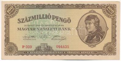 1946. 100.000.000P T:XF,VF Adamo P27