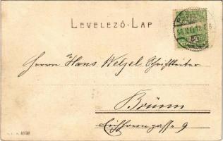 1906 Pöstyén, Piestany; Alte Bäder / régi fürdők / old spas