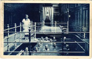 1928 Szliács-fürdő, Kúpele Sliac; fürdő belső / spa interior (EK)