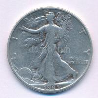 Amerikai Egyesül Államok 1944S 1/2$ Ag &quot;Walking Liberty&quot; T:F  USA 1944S 1/2 Dollar Ag &quot;Walking Liberty&quot; C:F  Krause KM#142