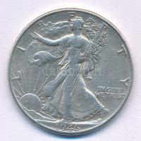 Amerikai Egyesült Államok 1946. 1/2$ Ag Walking Liberty T:F  USA 1946. 1/2 Dollar Ag Walking Liberty C:F Krause KM#142