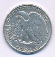 Amerikai Egyesült Államok 1946. 1/2$ Ag "Walking Liberty" T:F 
USA 1946. 1/2 Dollar Ag &q...