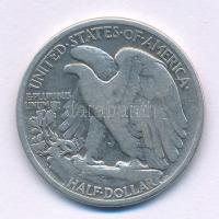 Amerikai Egyesült Államok 1945D 1/2$ Ag "Walking Liberty" T:F ph.
USA 1945D 1/2 Dollar Ag...