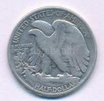 Amerikai Egyesült Államok 1939. 1/2$ Ag "Walking Liberty" T:F ph., karc
USA 1939. 1/2 Dol...