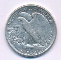 Amerikai Egyesült Államok 1944. 1/2$ Ag "Walking Liberty" T:F 
USA 1944. 1/2 Dollar Ag &q...