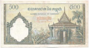 Kambodzsa DN (1972.) 500R T:F tűlyuk, kis szakadás
Cambodia ND (1972.) 500 Riels C:F pinholes, smal...