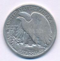Amerikai Egyesült Államok 1942. 1/2$ Ag "Walking Liberty" T:F 
USA 1942. 1/2 Dollar Ag &q...