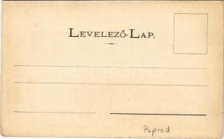 Tátra, Magas Tátra, Vysoké Tatry; Husz park és Tátra (Központi Kárpátok). Divald Adolf 28. / Central...