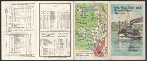 cca 1930 Kön. Ung. Fluss- und Seeschiffahrts-Akt.-Ges. Bp., é.n., Druckerei der Pester Lloyd-Gesells...