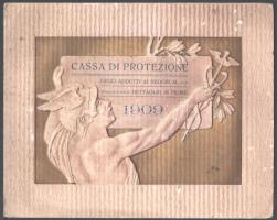 cca 1895 Hotel Deák, Fiume, 2 db számla + 1909 Hotel Deák, Fiume, dombornyomott szecessziós meghívó ...