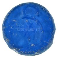 Zboró / Aspremont uradalom ~1800. Iniciálés, üveg igásrobot bárca, kobaltkék T:XF
Zborov / Aspremon...