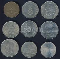 NDK 1969-74. 5M (3x) klf, 10M (3x) klf, 20M (3x) klf T:2,2/3 Összesen 9db!