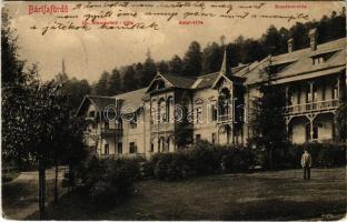 Bártfafürdő, Bardejovské Kúpele, Bardiov, Bardejov; Dr. Blumenfeld, Antal és Erzsébet villa. Eschwig Ede és Hajts kiadása, Hajts Kornél felvétele / villas (EK)