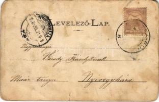 1900 Bártfafürdő, Bardejovské Kúpele, Bardiov, Bardejov; Széchenyi szálloda. Divald Adolf 35. / hote...