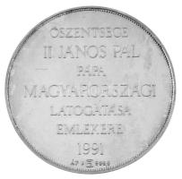 Fülöp Zoltán (1951-2004) 1991. "Őszentsége II. János Pál pápa magyarországi látogatása emlékére...