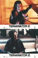 cca 1991 A ,,Terminátor 2" című film jelenetei és szereplői, 2 db vintage produkciós filmfotó (vitrinfotó, lobbyfotó), a használatból eredő (esetleges) kisebb hibákkal, 18x24 cm
