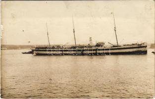 Osztrák-magyar haditengerészet &quot;ELEKTRA&quot; kórházhajója / K.u.K. Kriegsmarine / Austro-Hungarian Navy hospital ship. photo (fl)