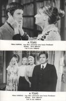 cca 1989 előtt készült ,,A tojás" című francia film jelenetei és szereplői, 9 db vintage produk...