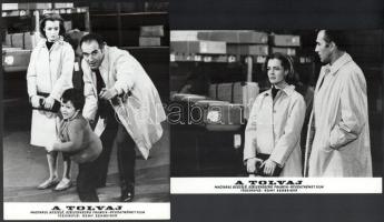 cca 1989 előtt készült ,,A tolvaj" című francia - NSZK-beli film jelenetei és szereplői, 4 db v...