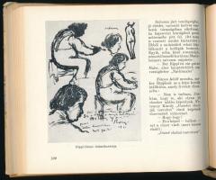 Herman Lipót: A művészasztal. Bp., 1958, Képzőművészeti Alap. Kiadói félvászon-kötés, eredeti kissé ...