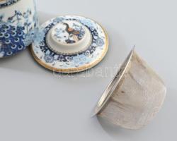 Teáscsésze szűrővel. Dr Chen Patika. Matricás, jelzett, hibátlan m: 11 cm