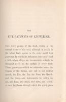 Wilson, [George]:

The Five Gateways of Knowledge. Sixth Edition.

London, 1880. Macmillan and C...