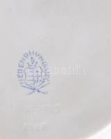 2 db Herendi virág mintás fogpiszkáló tartó, és tálka kézzel festett, jelzett, hibátlan 5 cm d: 7,5 ...