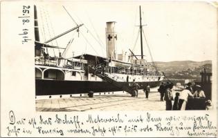 1914 K.u.k. Kriegsmarine S.M. Spitalschiff II (ex-Metcovich). photo (EK)